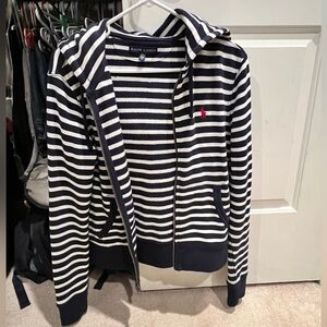 Ralph Lauren Black and White Striped Jacket